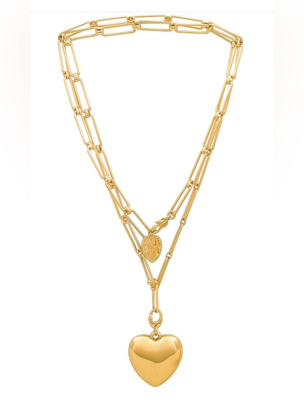 Jenny Bird Puffy Heart Necklace